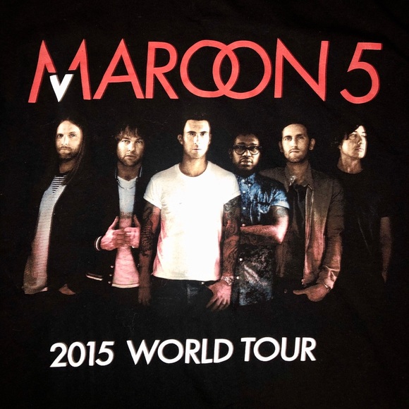 2015 Maroon 5 Tour Shirt - Picture 3 of 5